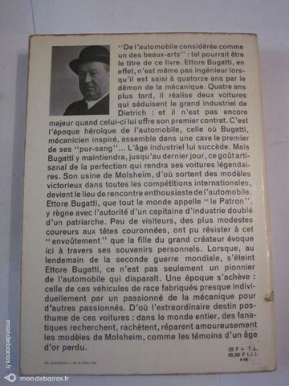 L'EPOPEE BUGATTI Livres et BD