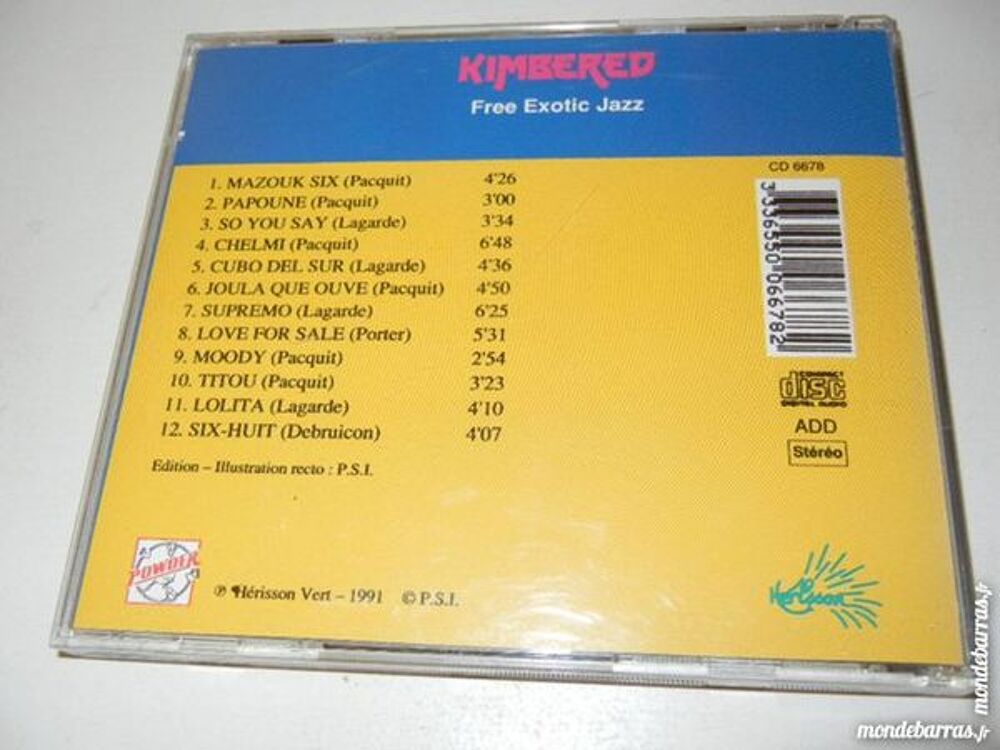 kimberd CD et vinyles