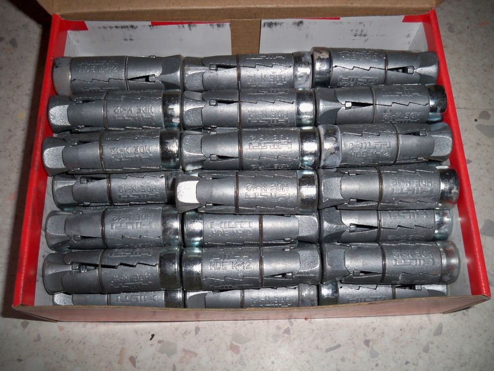 Lot de 50 chevilles HDE M 12 S . Hilti universelles Bricolage