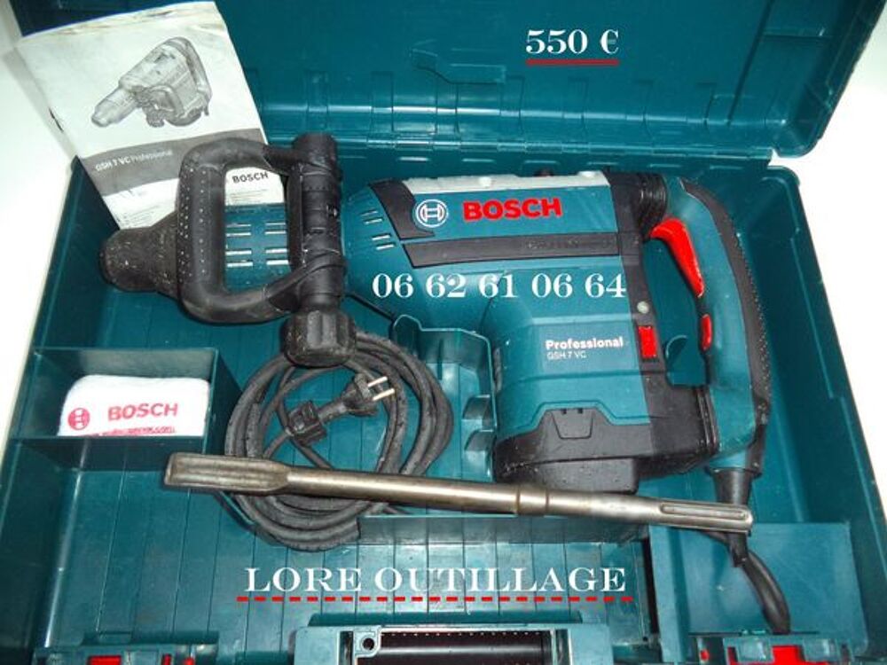 Burineur BOSCH GSH 7 VC Bricolage