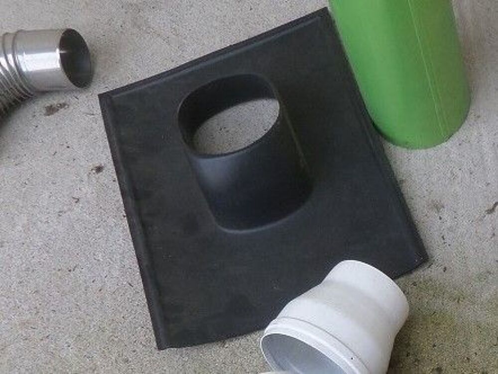 plaque pour raccord tuyau pour mettre sur le toit Bricolage