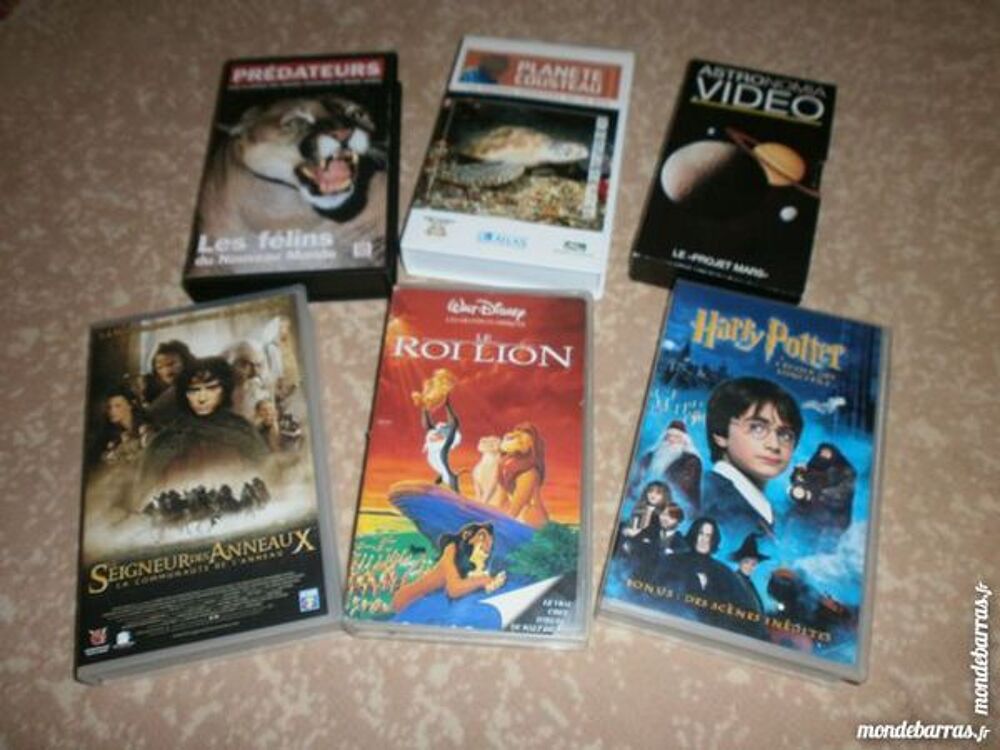 CASSETTES POUR MAGNETOSCOPE CD et vinyles