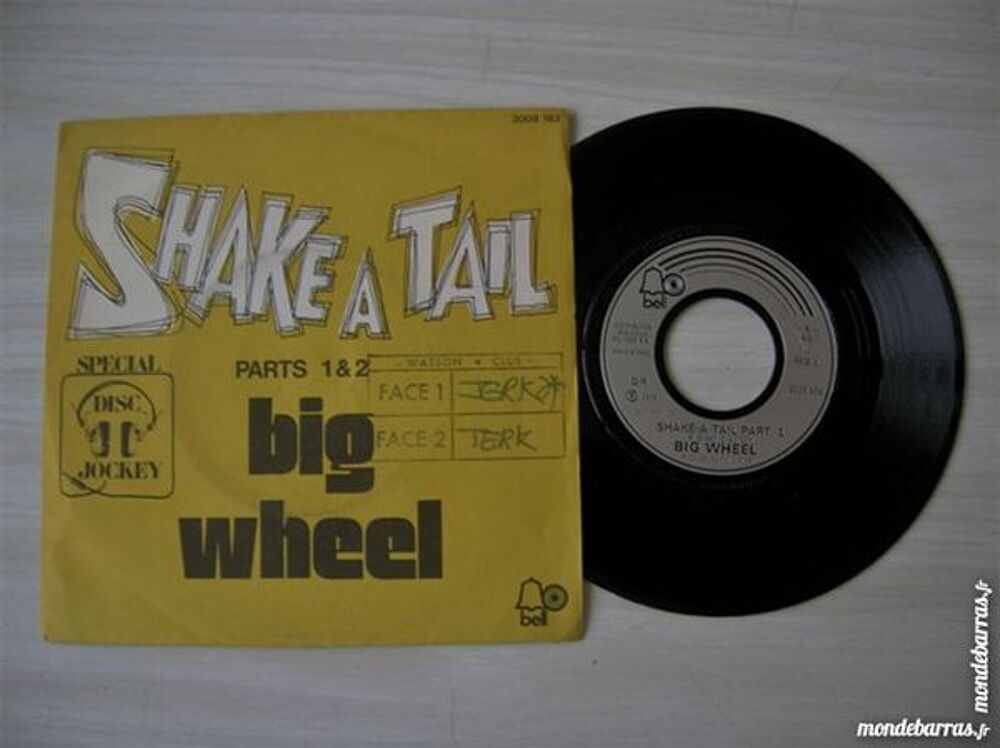 45 TOURS BIG WHEEL Shake a tail Parts 1 &amp; 2 CD et vinyles