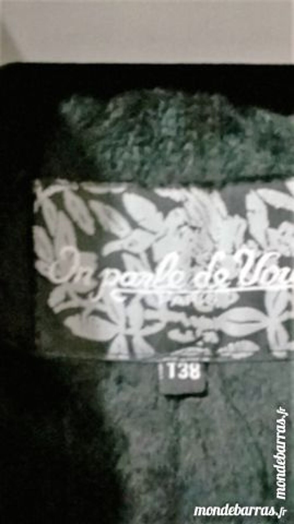 manteau doubl&eacute; et enduit Noir Vêtements
