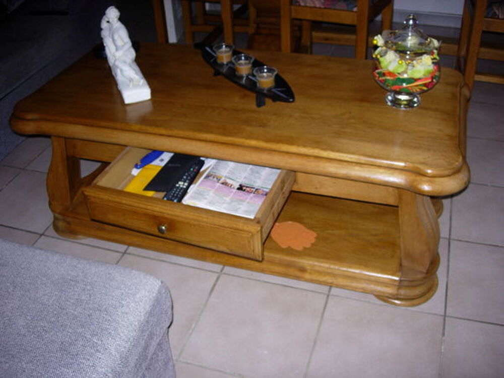 table de salon ch&egrave;ne massif Meubles