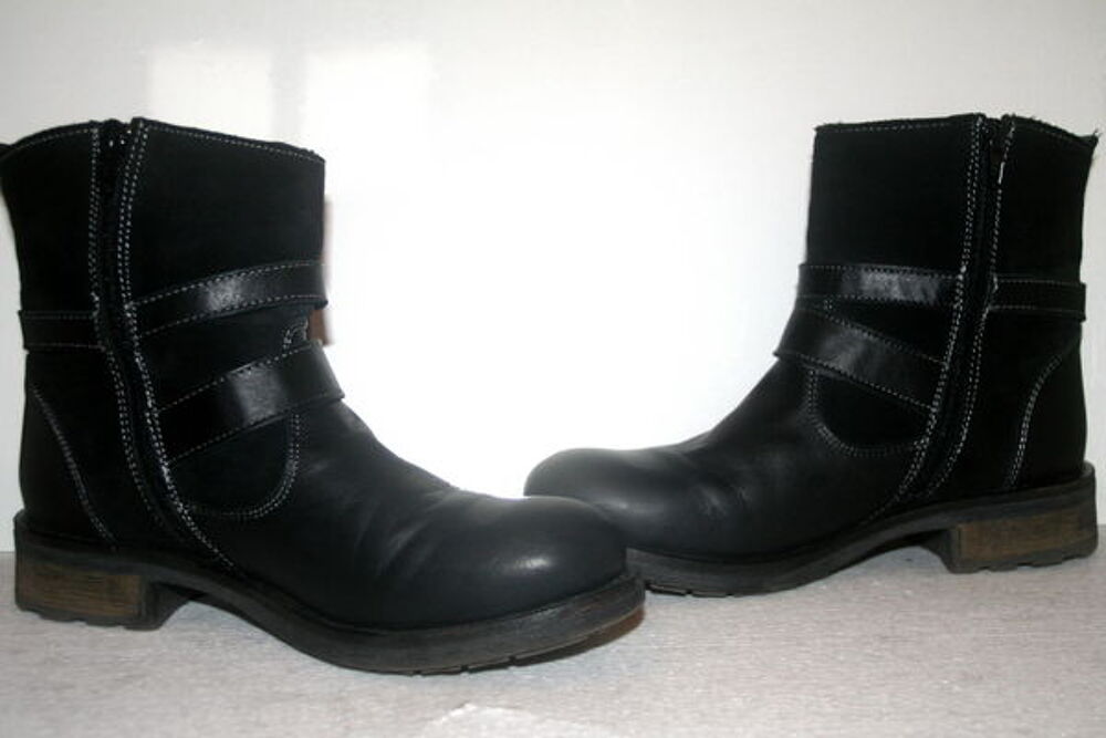 Bottines femmes tout cuir occasion taille 38 Chaussures