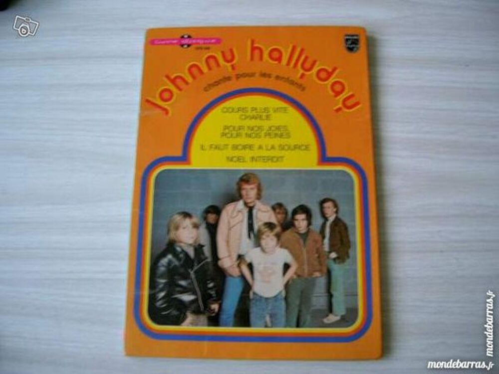 JOHNNY HALLYDAY Chante pour les enfants-LIVRE DISC CD et vinyles