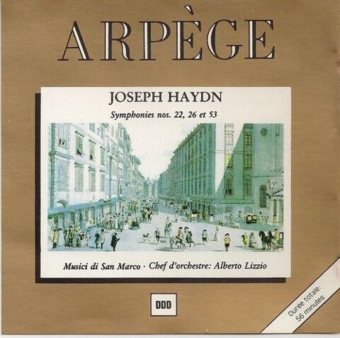 Joseph haydn Symphonies n 22, 26 et 53 8 Maurepas (78)