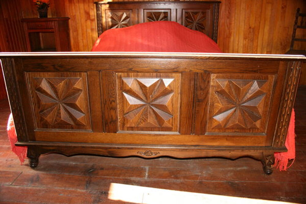 Ensemble ancien lit et fa&ccedil;ade armoire Meubles