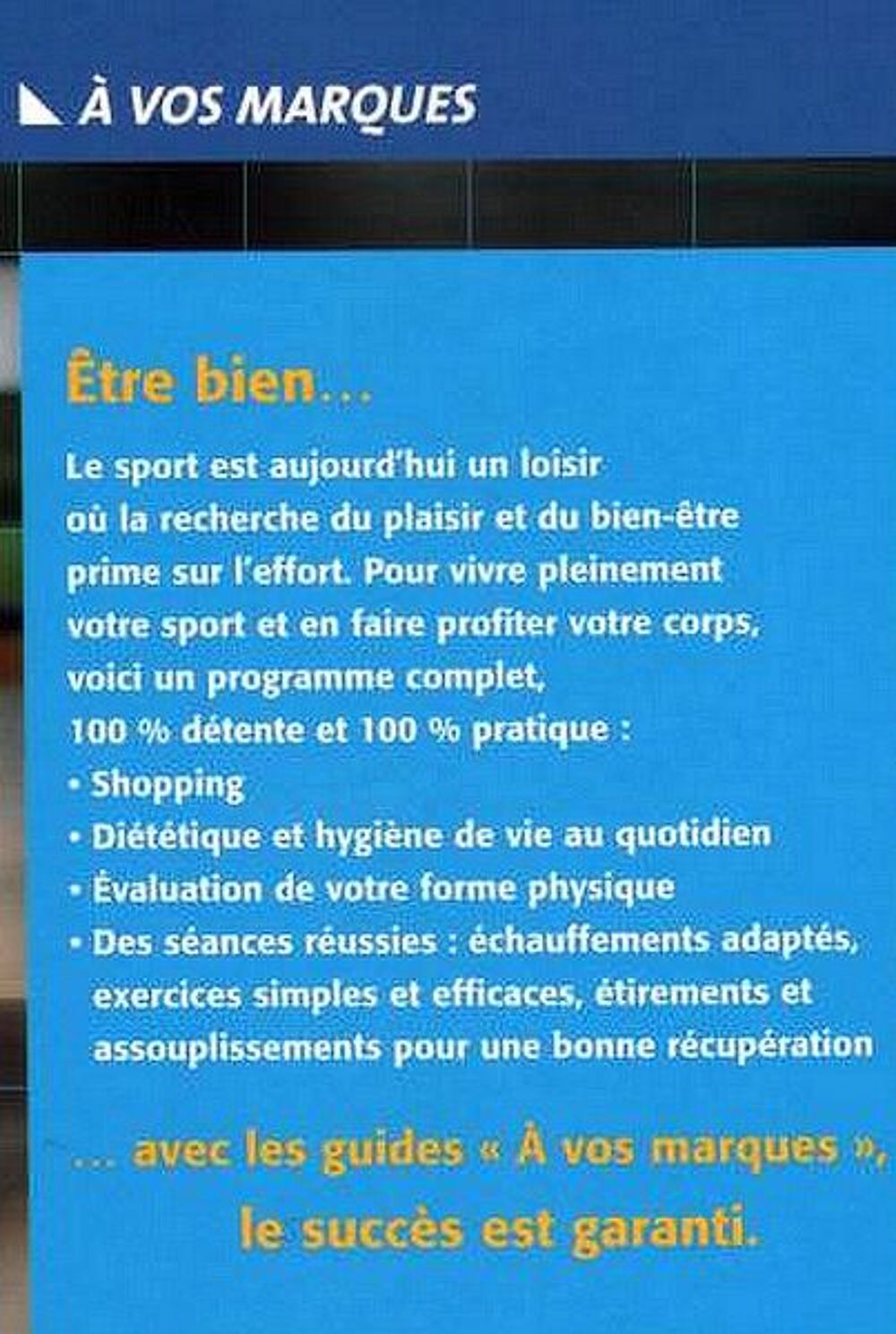 VELO - guide - BIEN &Ecirc;TRE / prixportcompris Livres et BD