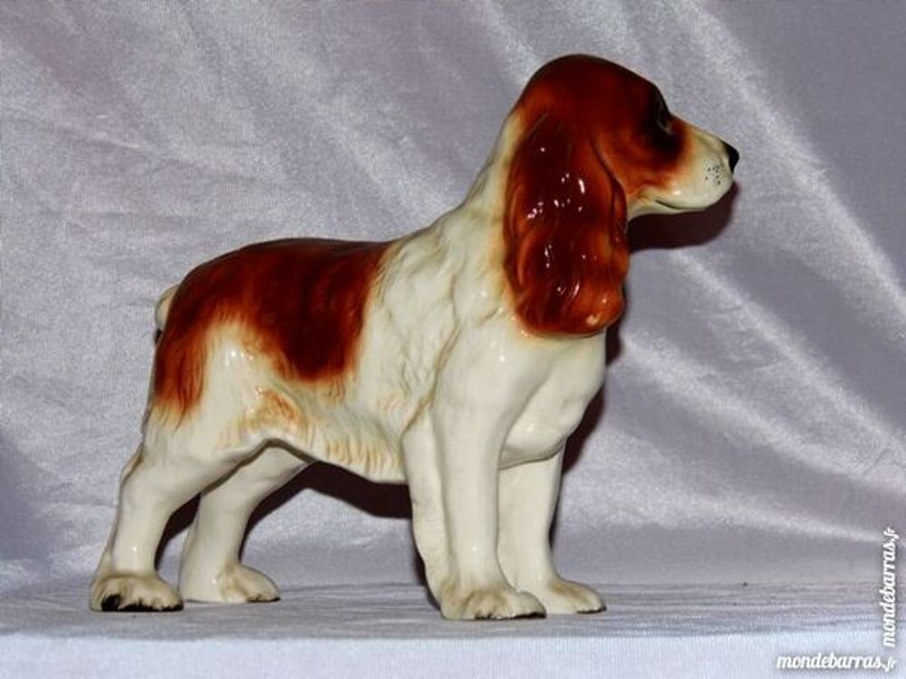 Chien cocker spaniel fa&iuml;ence c&eacute;ramique COOPERCRAFT Décoration