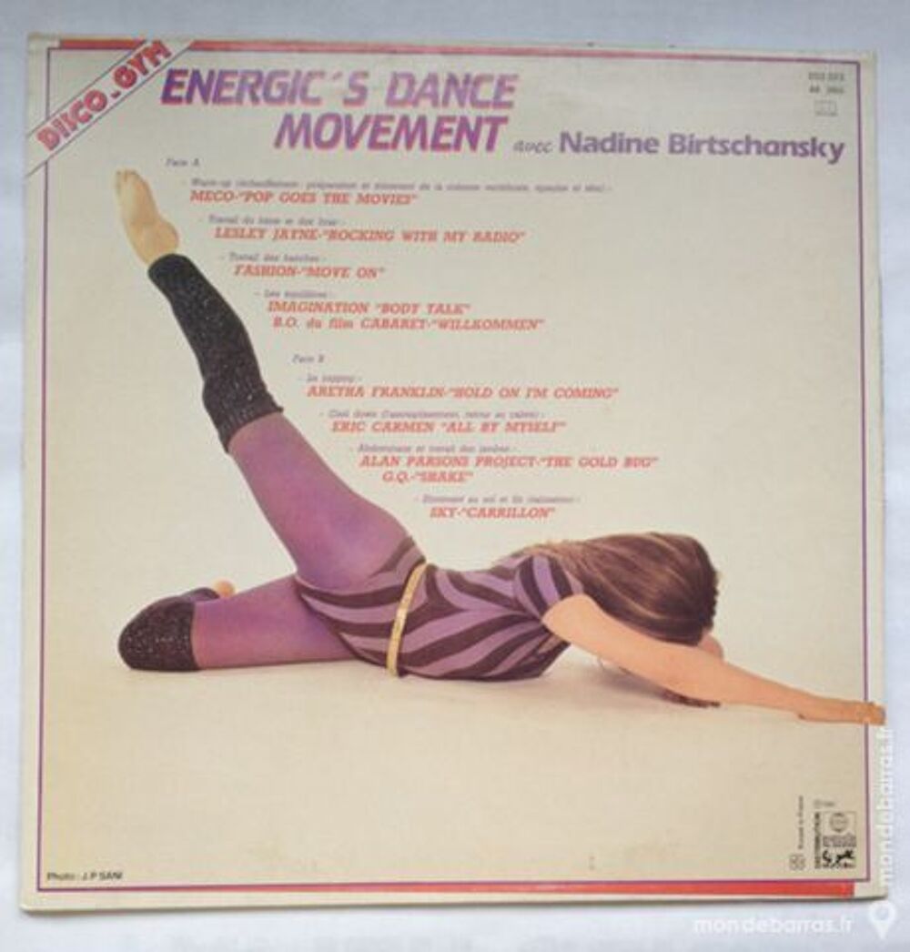 33 tours vinyle Energic's dance movement CD et vinyles