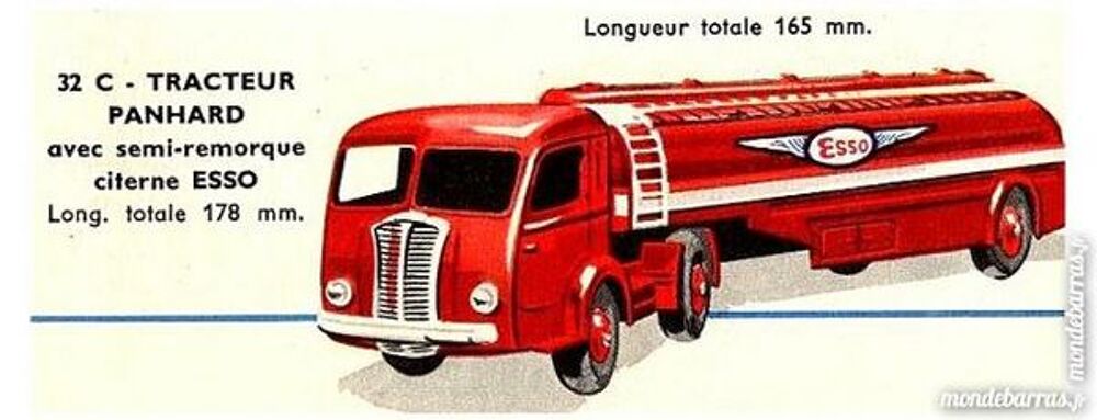 Panhard Movic Citerne Esso Dinky Toys Atlas NEUF Jeux / jouets