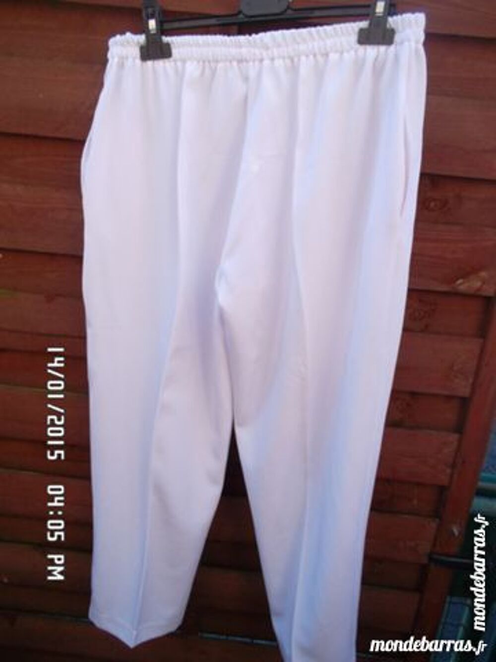 pantalon blanc t.38/42 Vêtements