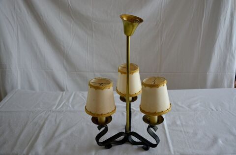 Lustre  trois branches 25 Chevry-Cossigny (77)