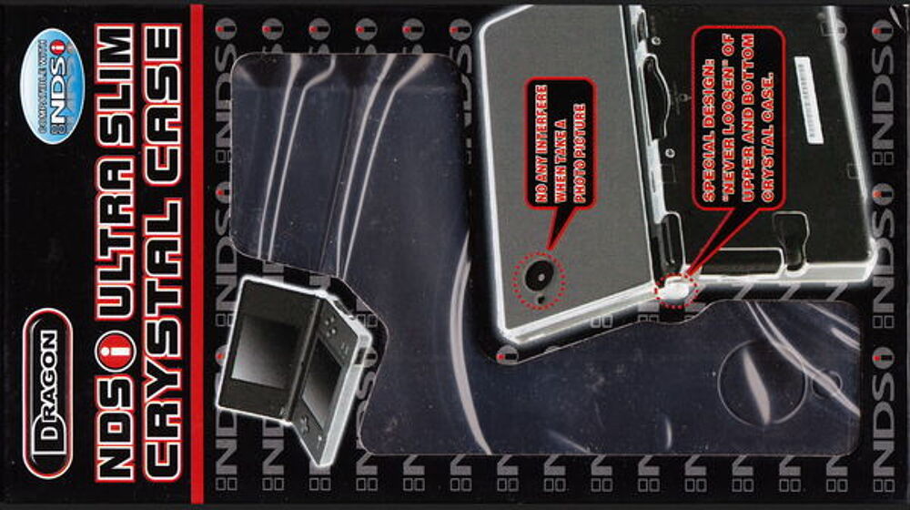 Boitier de protection cristal pour Nintendo DSi NEUF
Consoles et jeux vidéos