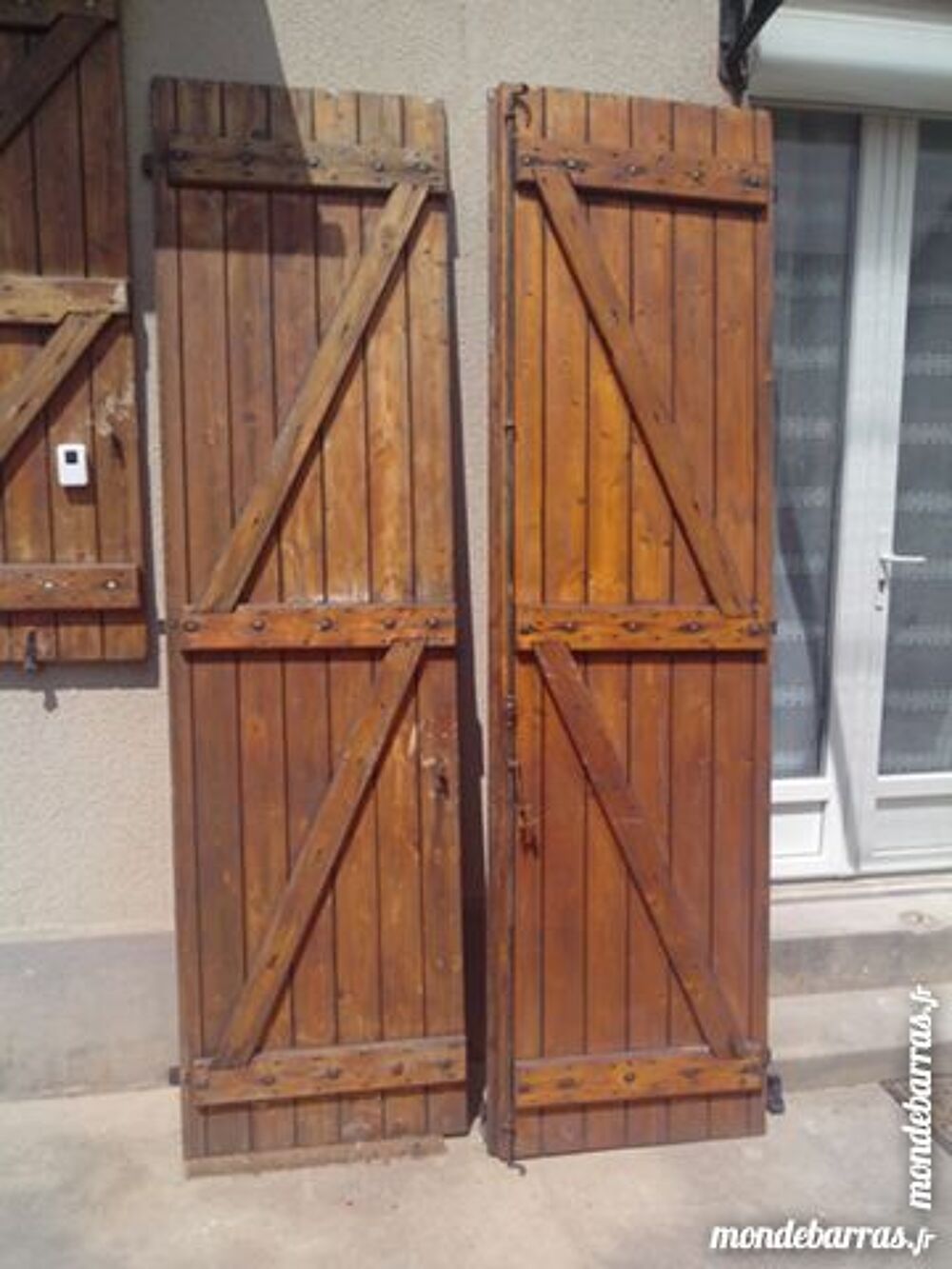 3 paires de Volets Bois Bricolage