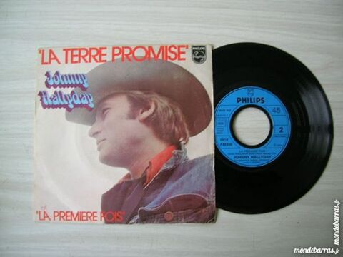 45 TOURS JOHNNY HALLYDAY La terre promise 5 Nantes (44)