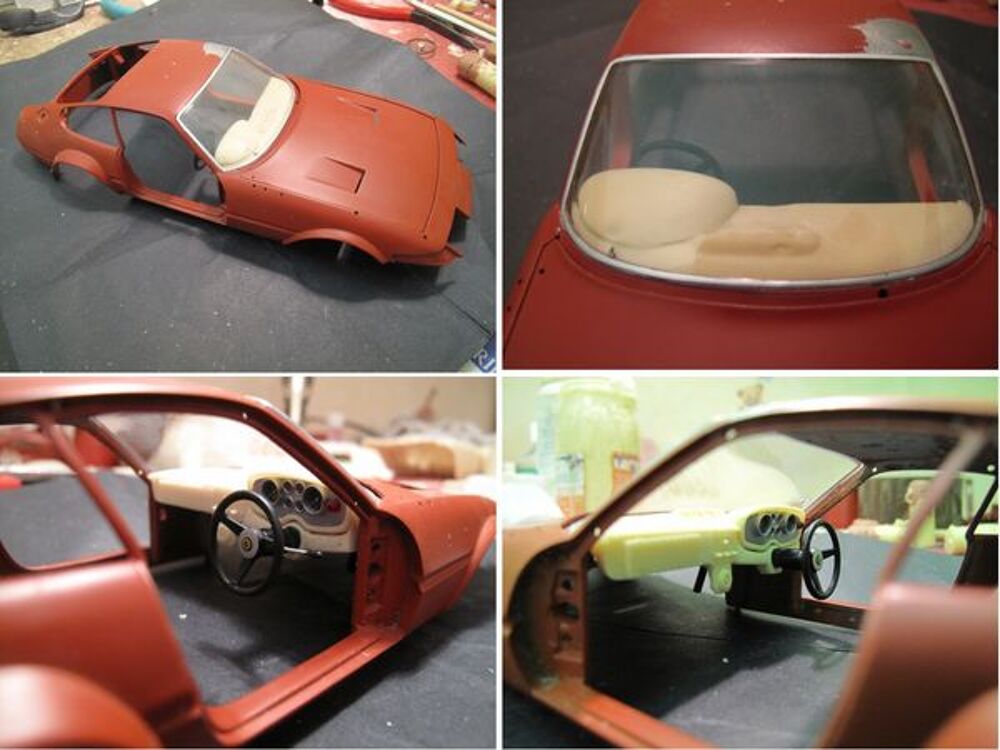 Ferrari 365 GTB4 Daytona GR4 tableau de bord 1/18 r&eacute;sine 