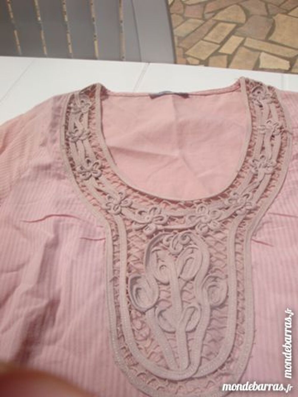 Tunique fantaisie rose Vêtements