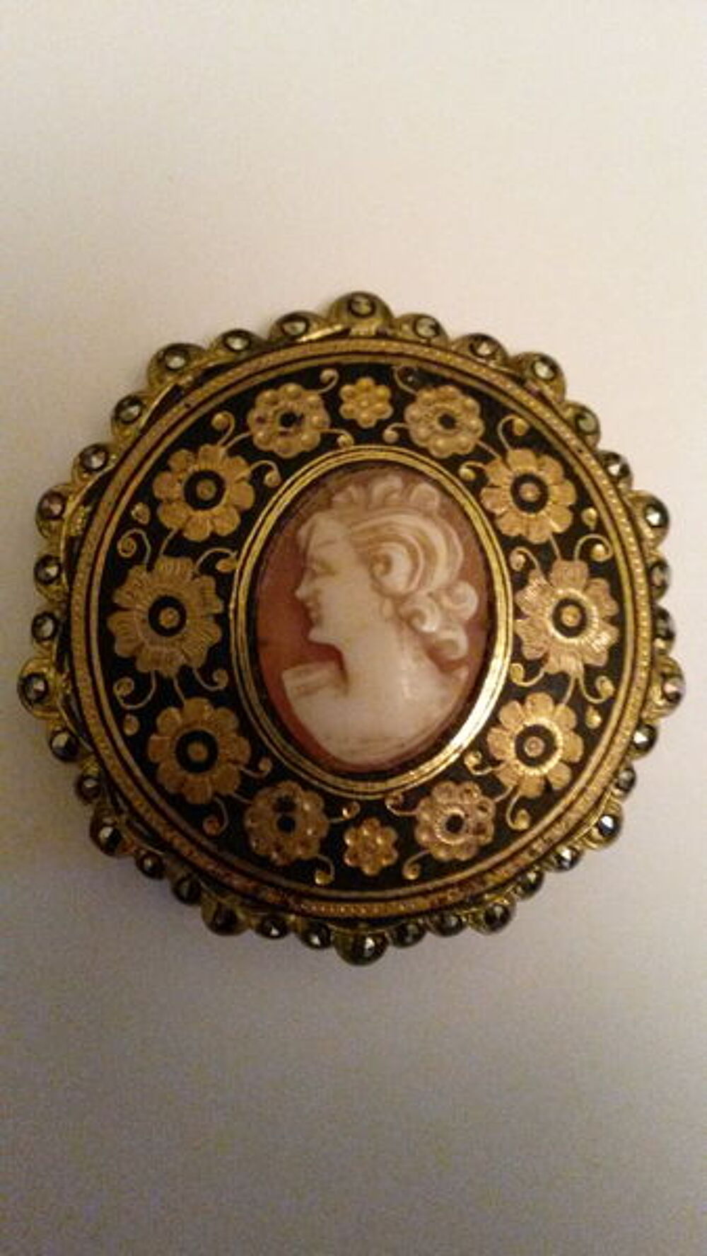 Belle broche cam&eacute;e Bijoux et montres
