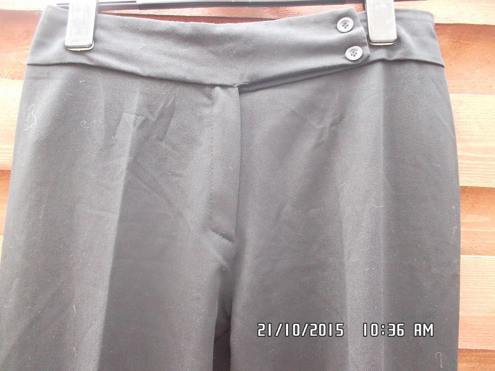 PANTALON NOIR T.5*JUSTE 3E*KIKI60230 Vêtements