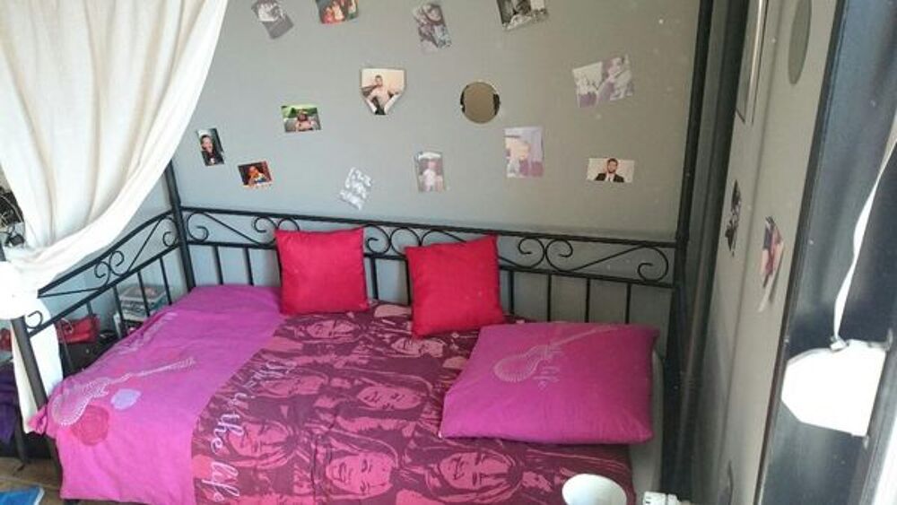 lit baldaquin noir 1 personne Meubles