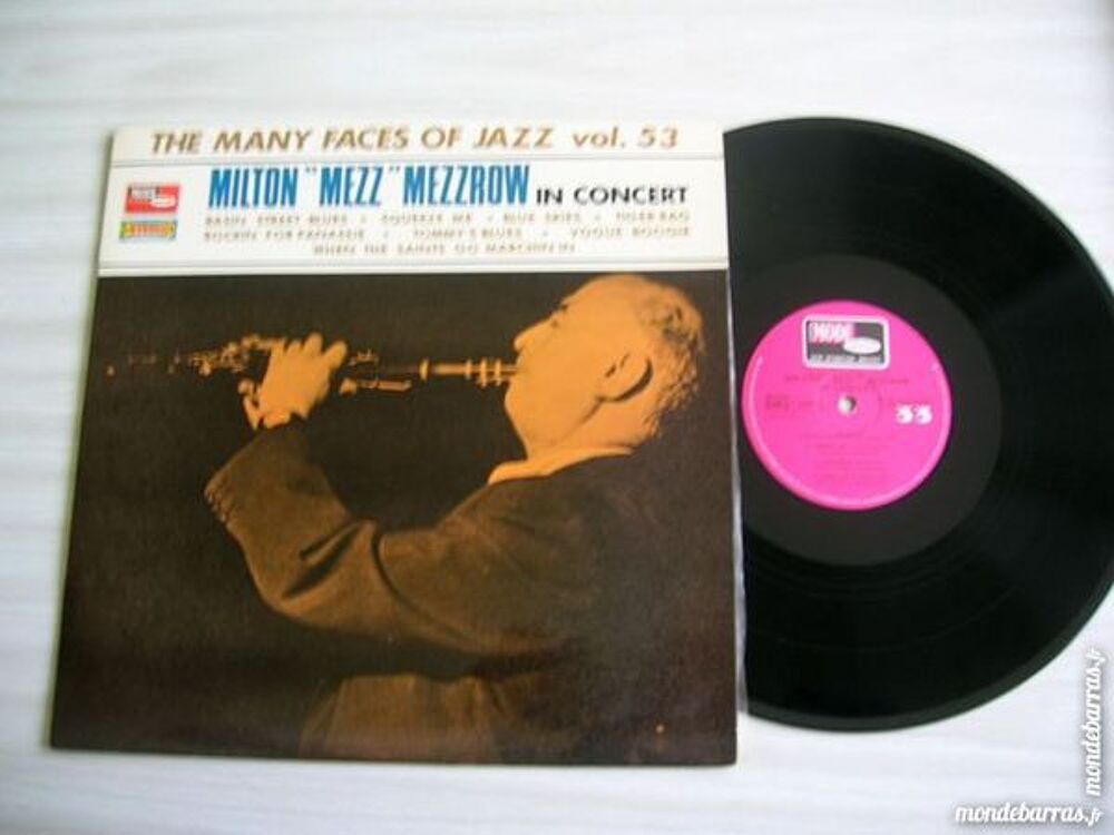 33 TOURS MILTON MEZZROW in Concert CD et vinyles