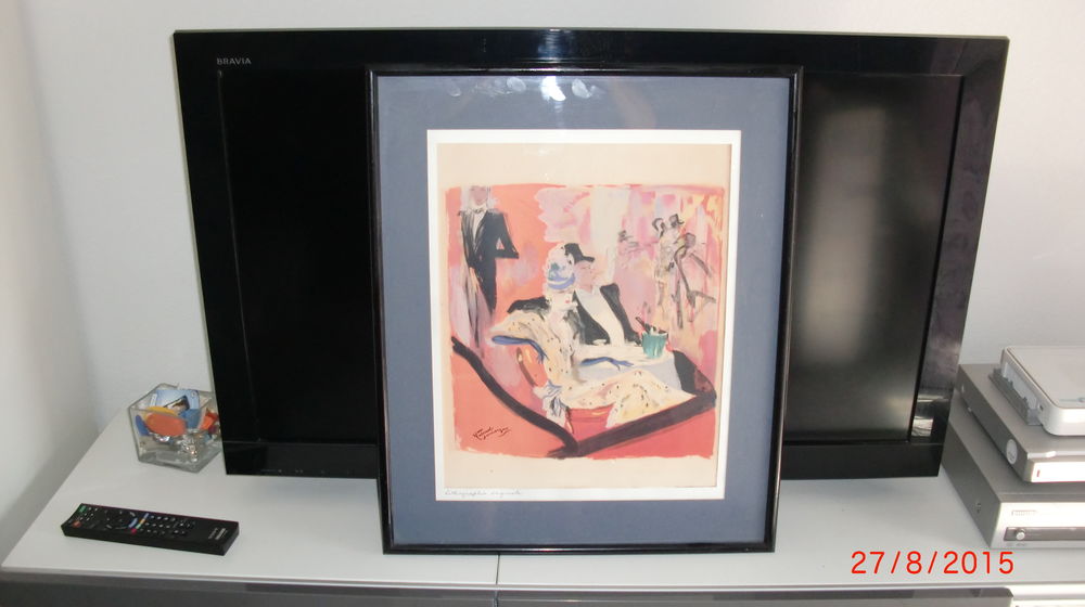 lithographie originale jg domergue 
