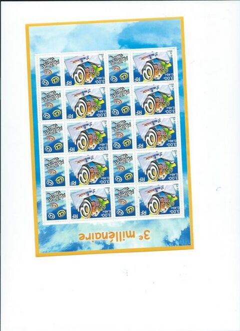 Bloc Timbre   3 MILLENAIRE  0 Mulhouse (68)