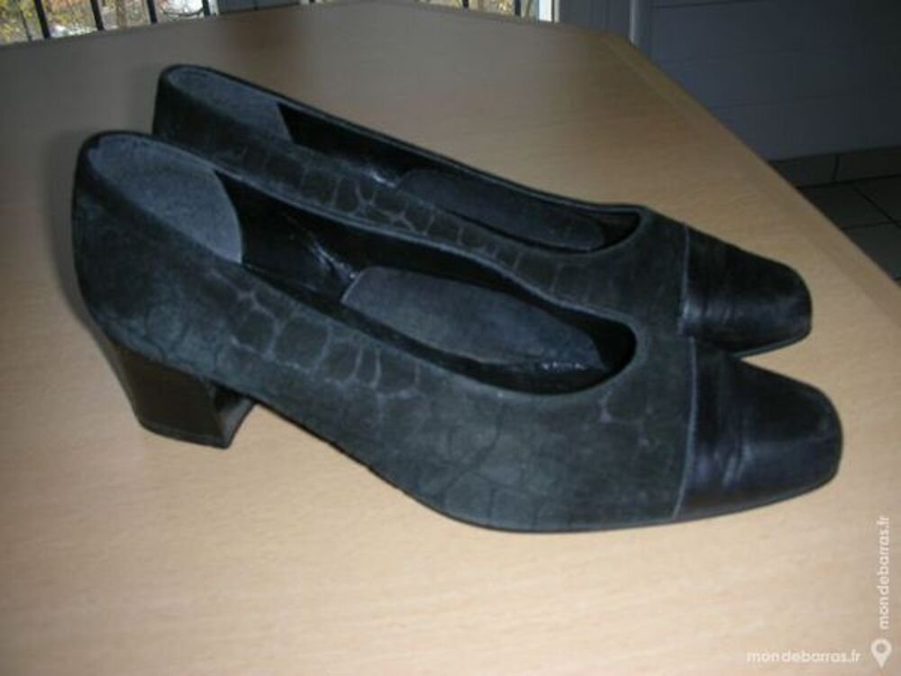 Escarpins cuir et daim Chaussures