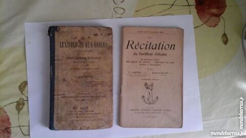 Livres scolaires anciens 20 Menton (06)