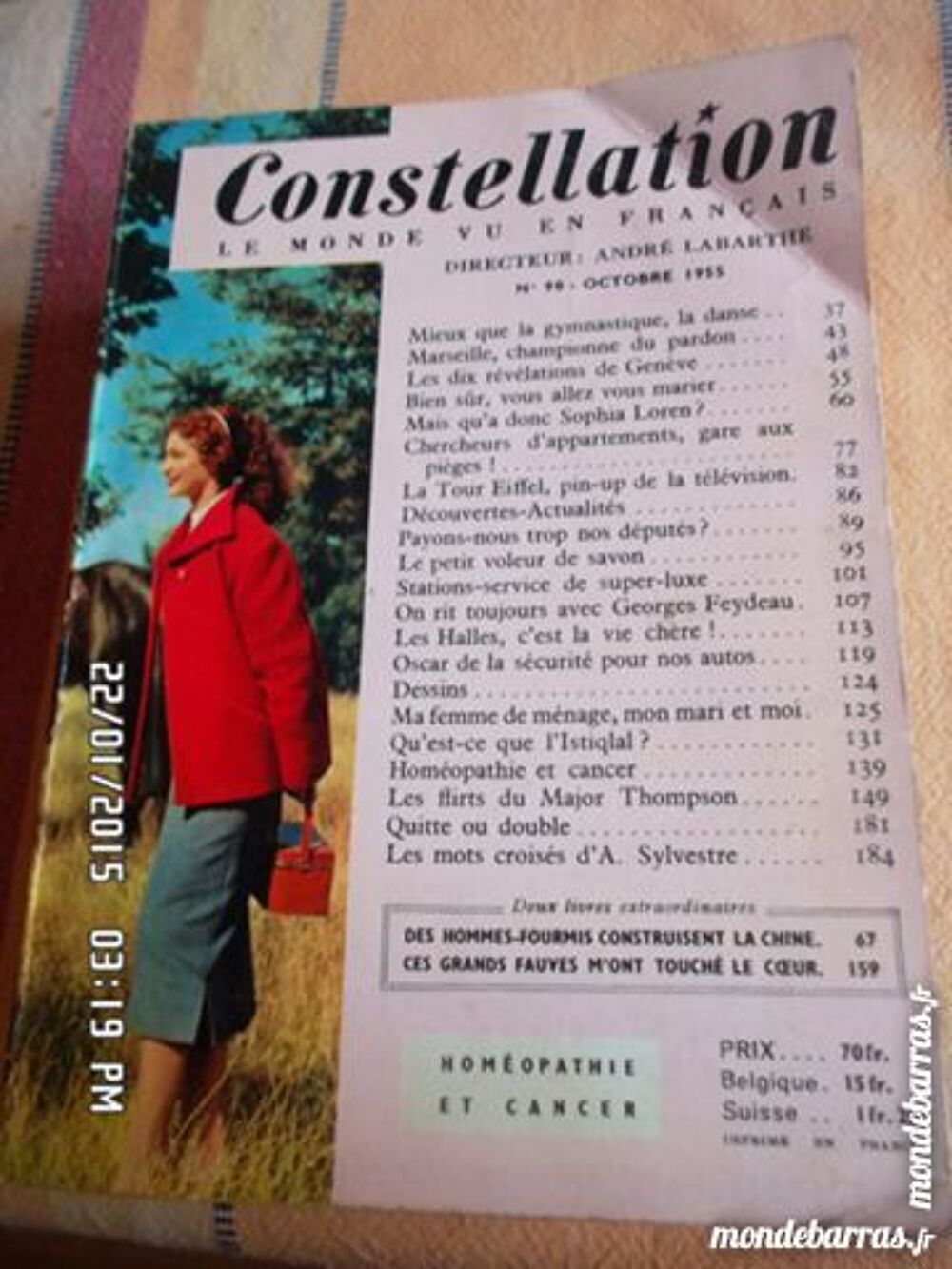 CONSTELLATION KIKI60230 Livres et BD