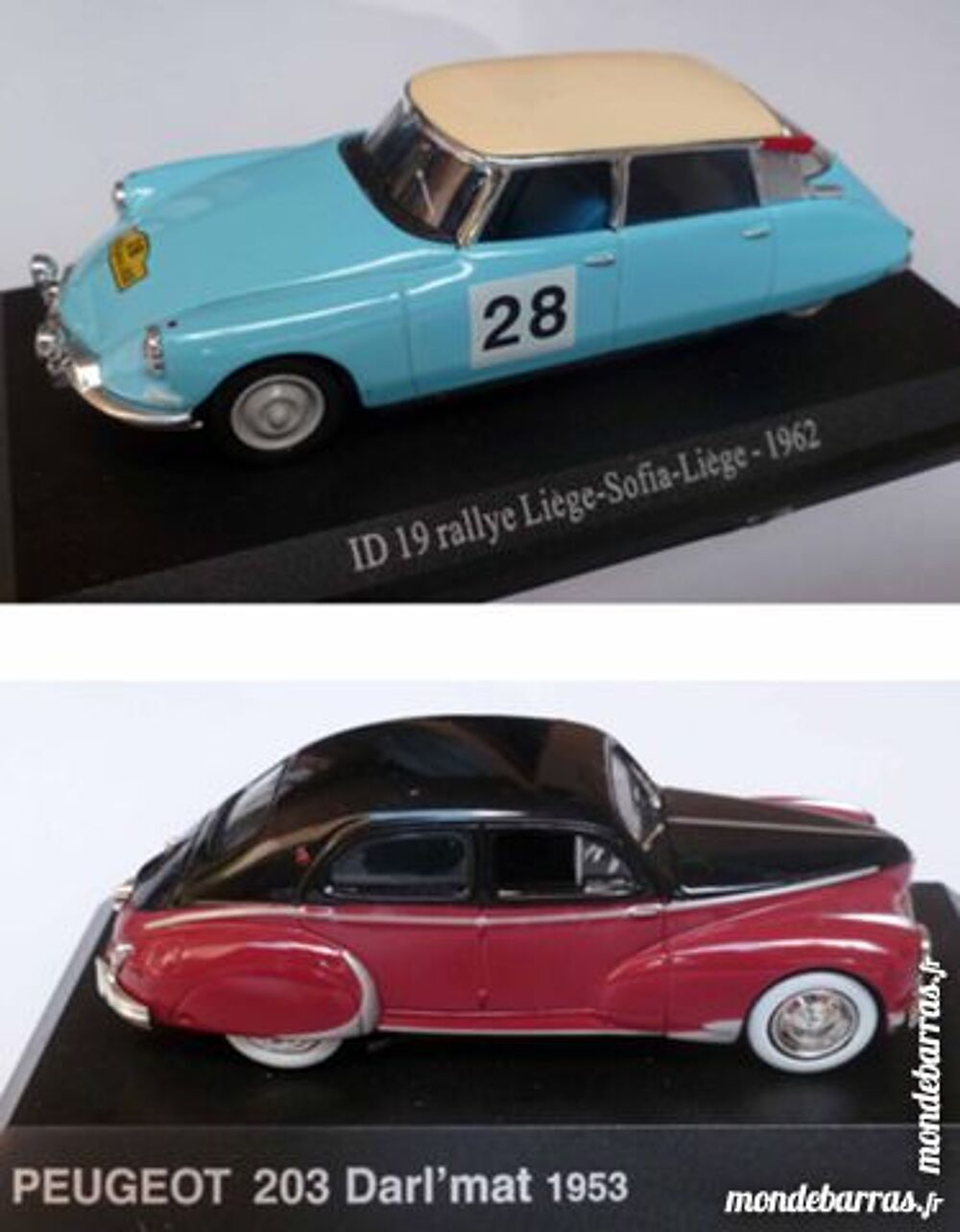 MINIATURES au 1/43 diverses d'AUTOMOBILES Jeux / jouets