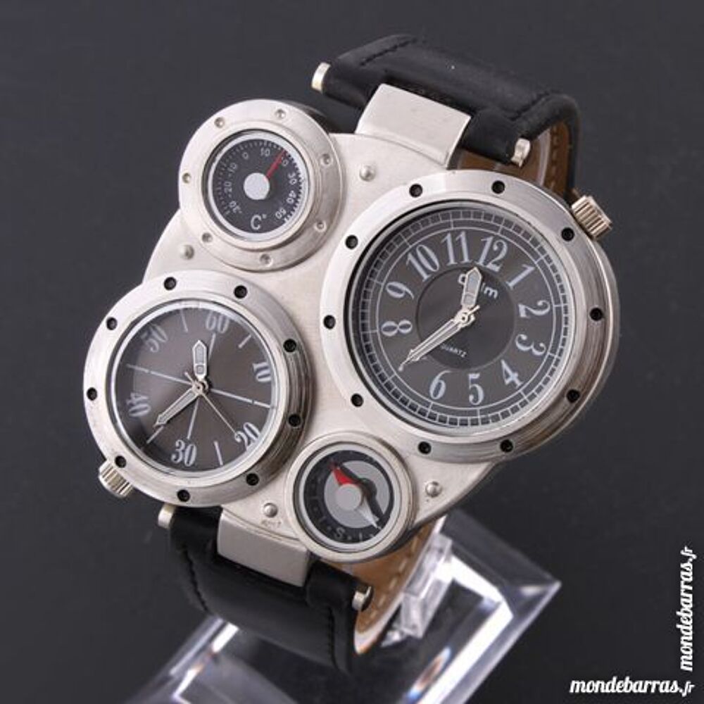 Montre homme &agrave; 4 &eacute;crans Bijoux et montres