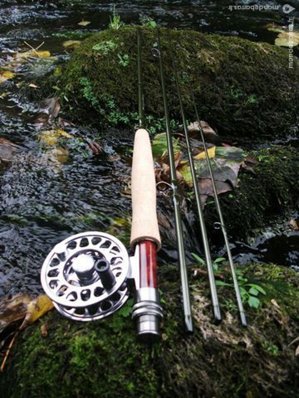 CANNE A MOUCHE PERSONNALISEE &laquo;PECHE PASSION 56&raquo; Sports
