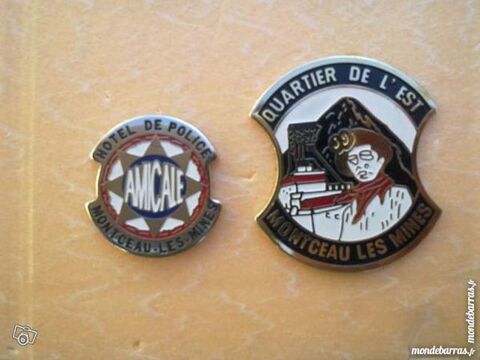 Pin's de Montceau les Mines. 9 Saint-Vallier (71)