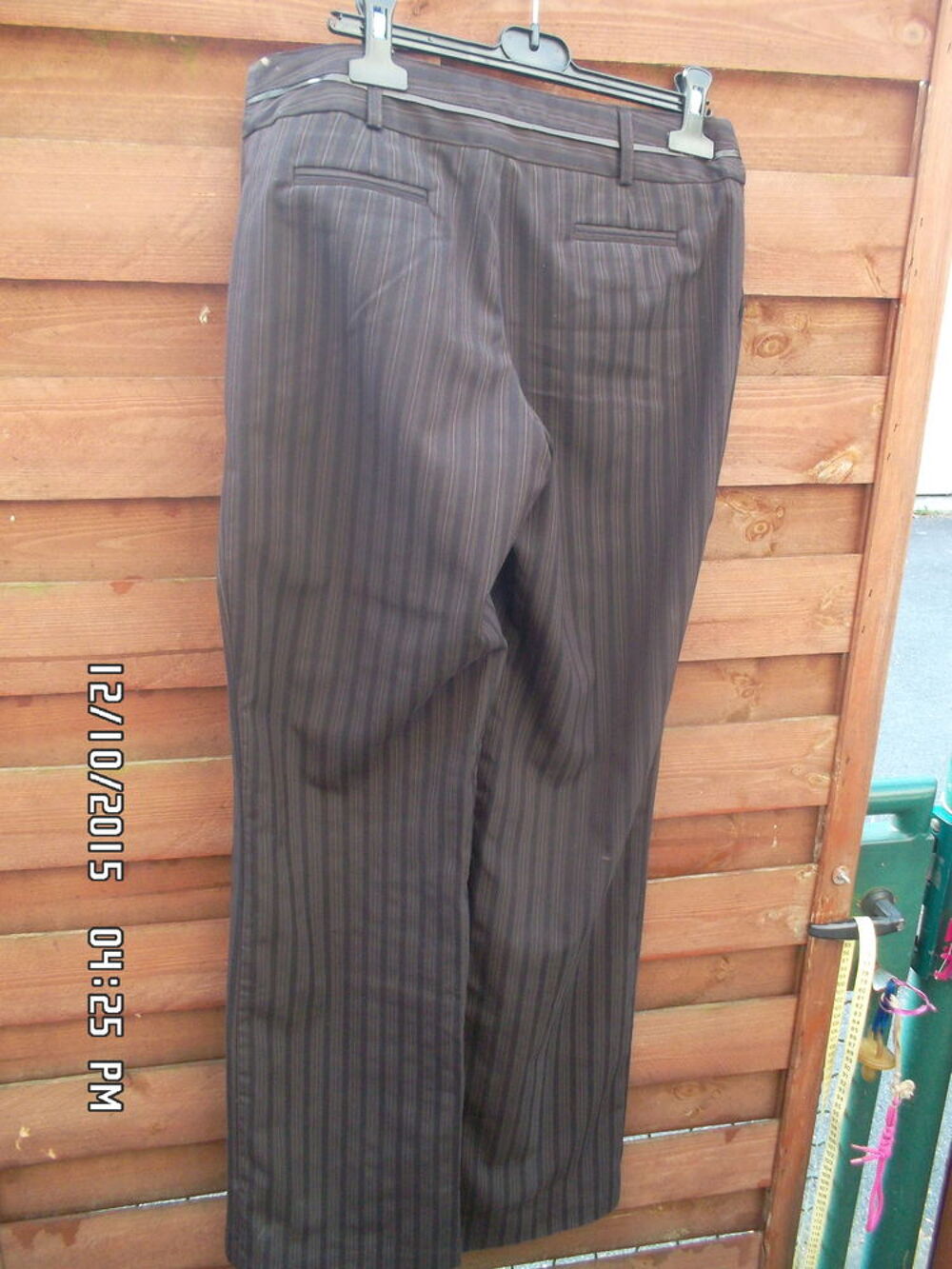 PANTALON MARRON PROMOD*JUSTE 3E*KIKI60230 Vêtements