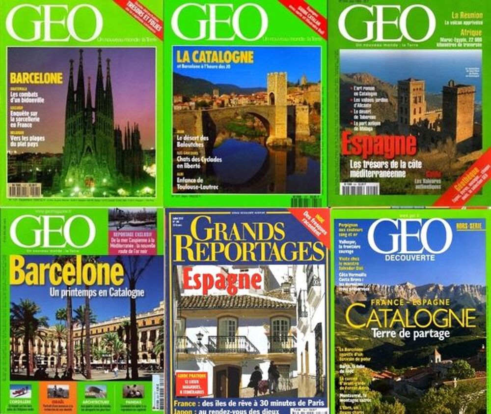 voici 6 revues sur LA CATALOGNE / les-livres-de-jac Livres et BD