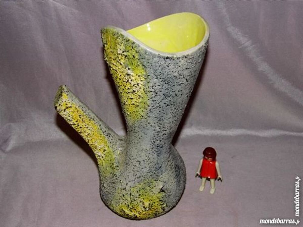 Vase c&eacute;ramique faience germanique ann&eacute;es 50 retro Dcoration