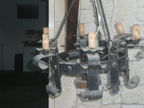 lustre en fer forg rustique 50 Montayral (47)