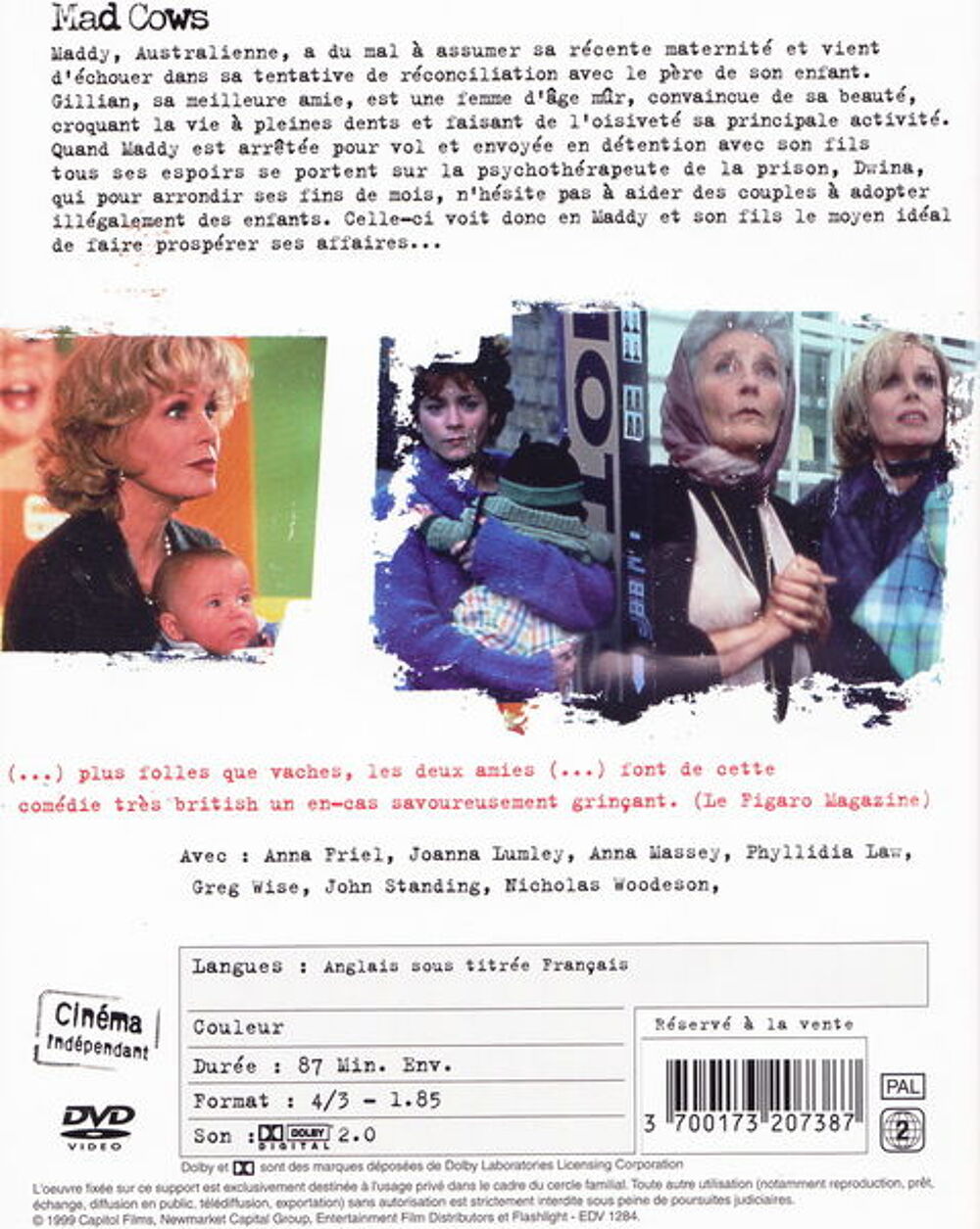 DVD Mad Cows
DVD et blu-ray