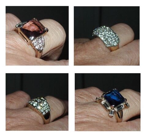 Quatre bagues de collection 35 Antibes (06)