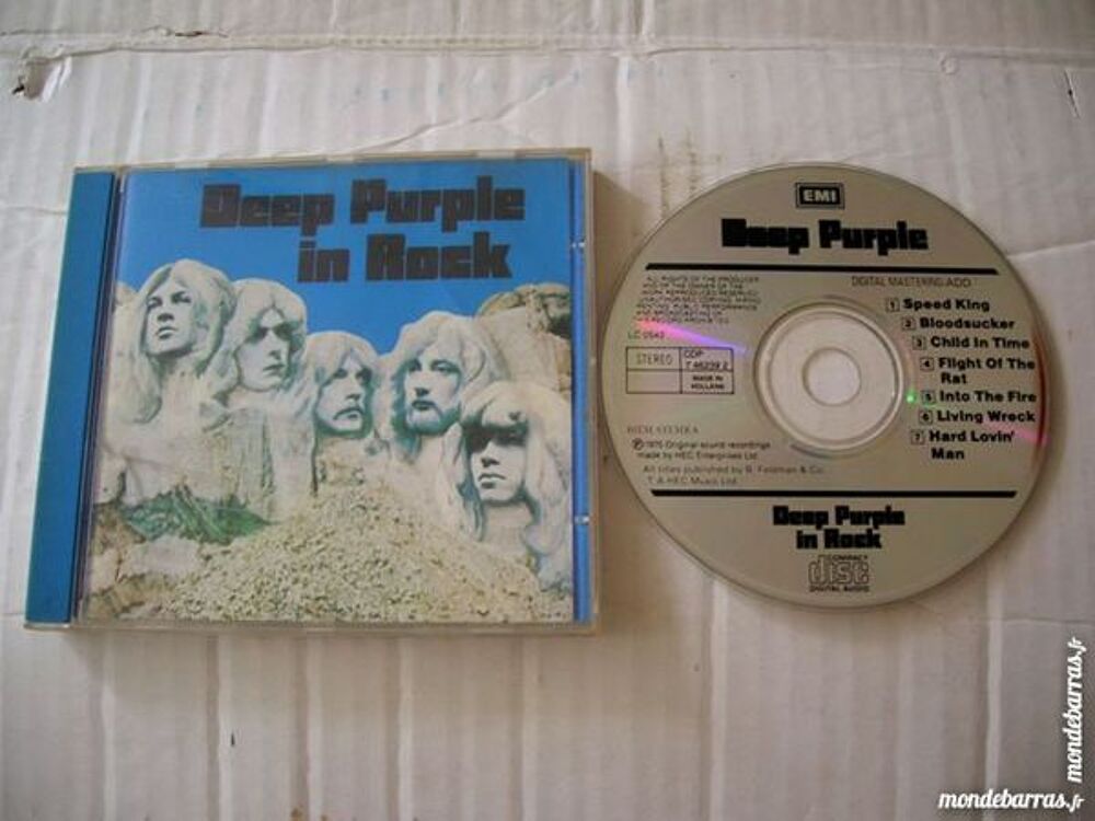 CD DEEP PURPLE In Rock CD et vinyles