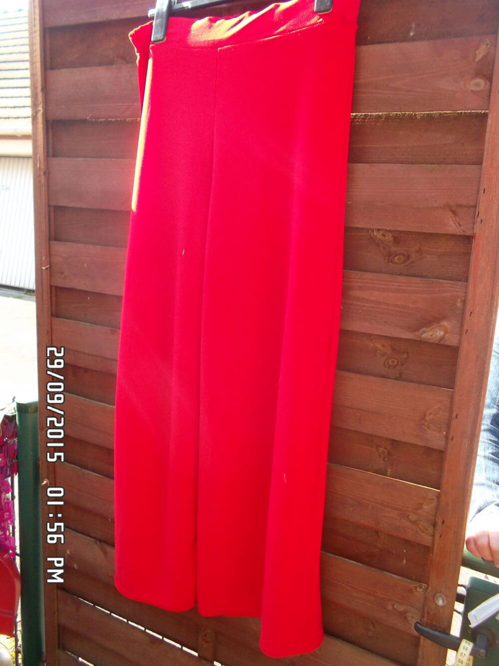 PANTALON ROUGE FLUIDE*JUSTE 3E*KIKI60230 Vêtements