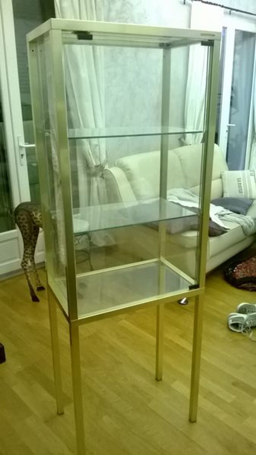 Vend vitrine laiton et verre Meubles