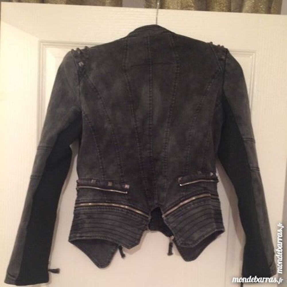 jolie veste jean noir jamais port&eacute; Vêtements