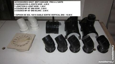 Accessoires gouttire MEP Cascade et siphon de sol 2 Calais (62)