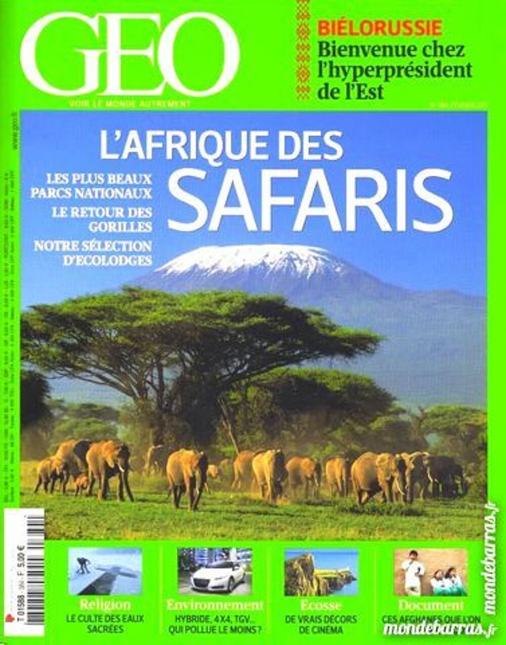 SAFARI - kenya - tanzanie / prixportcompris Livres et BD