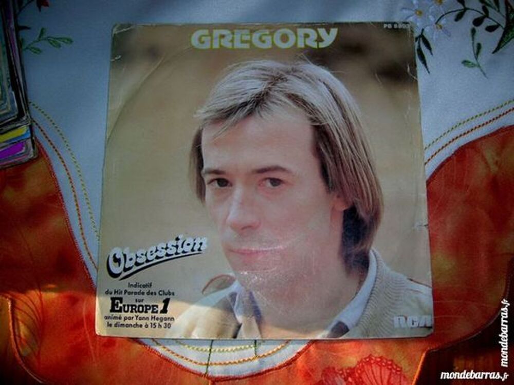 45 TOURS GREGORY Obsession - EUROPE 1 HIT PARADE CD et vinyles